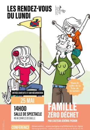 Affiche de la conférence Famille zéro déchet